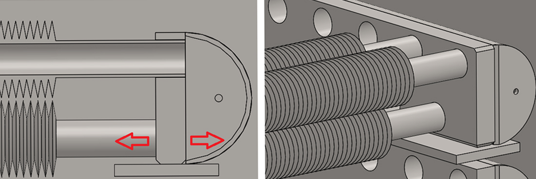 Fig. 4. Floating tube sheet general model