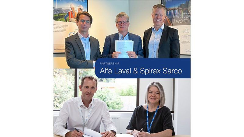 Alfa Laval signs a partnership agreement with Spirax