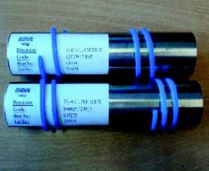 Sample tubes for testing.