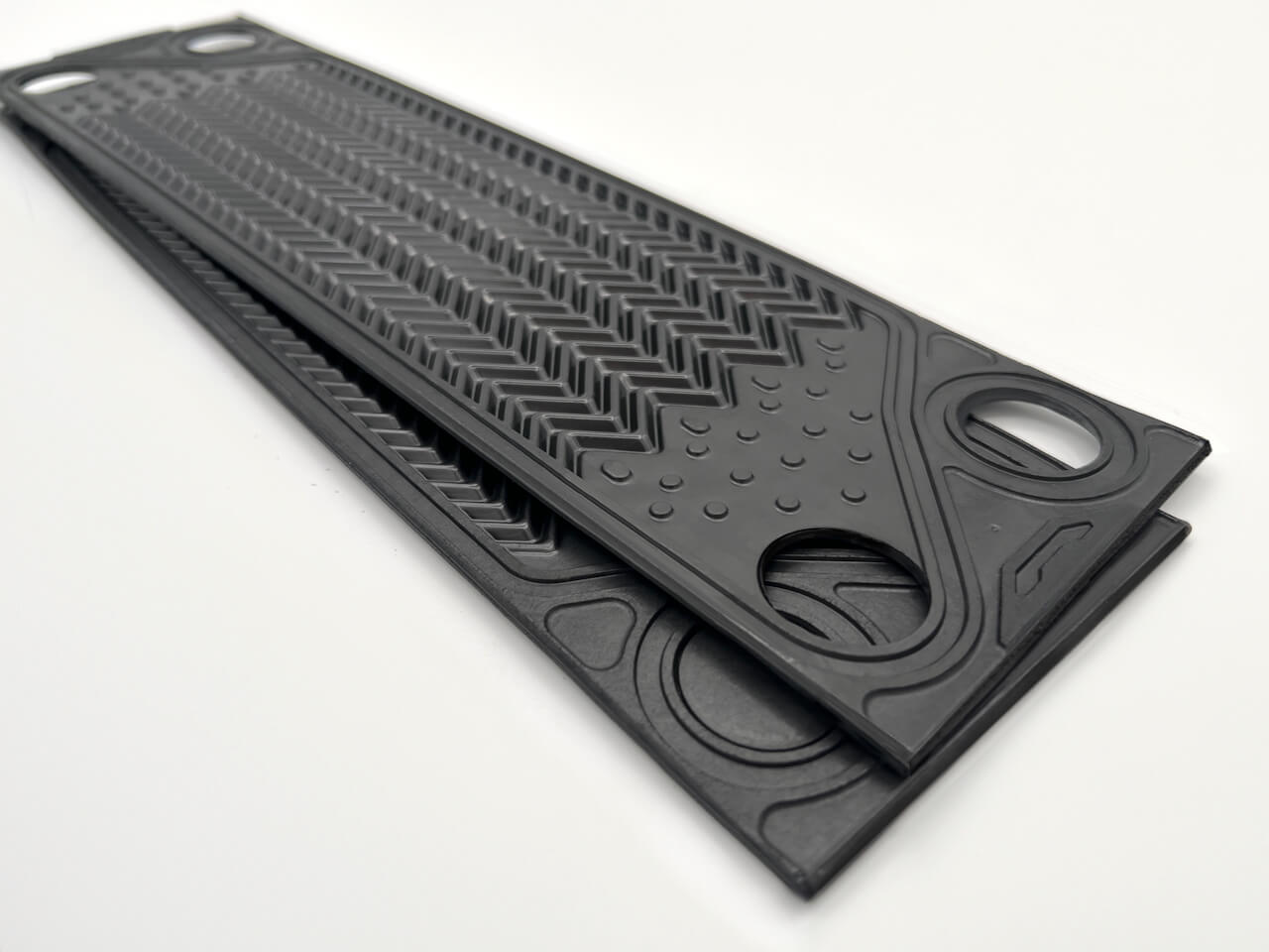Graphite composite heat exchanger plates by Reliefed. Graphite composite heat exchanger plates by Reliefed.