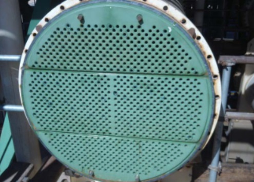 Figure 12. Visual and endoscope inspection of a coated bundle after 4 years of operation.