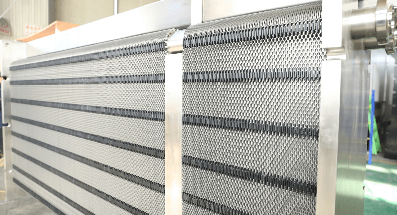 Plate and gasket arrangement in multi-stage plate heat exchanger. Photo courtesy of HFM.