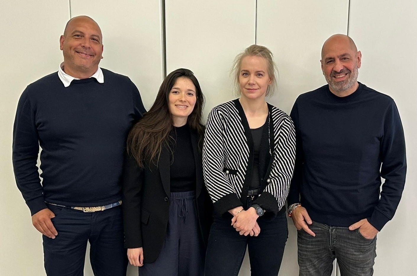 From left to right: Tranter’s Mirko Radrezza, Bruna Reis Amanai, and Madeleine Sestan Bach, Franco Langone. From left to right: Tranter’s Mirko Radrezza, Bruna Reis Amanai, and Madeleine Sestan Bach, Franco Langone.